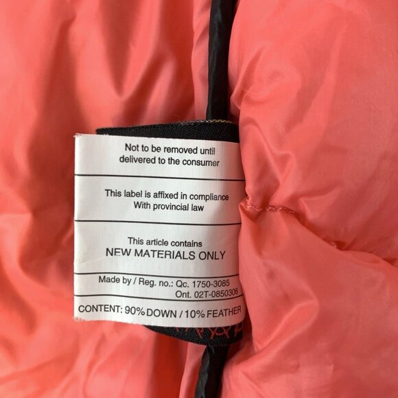 Swix Down Feather Hooded Puffer Jacket Size XS Quilted Full Zip Colorblock - Picture 7 of 13